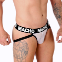 MACHO - MX26X1 JOCK GRID WHITE M 3 