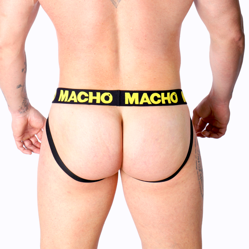 MACHO - MX25A JOCK LYCRA JAUNE L 7 