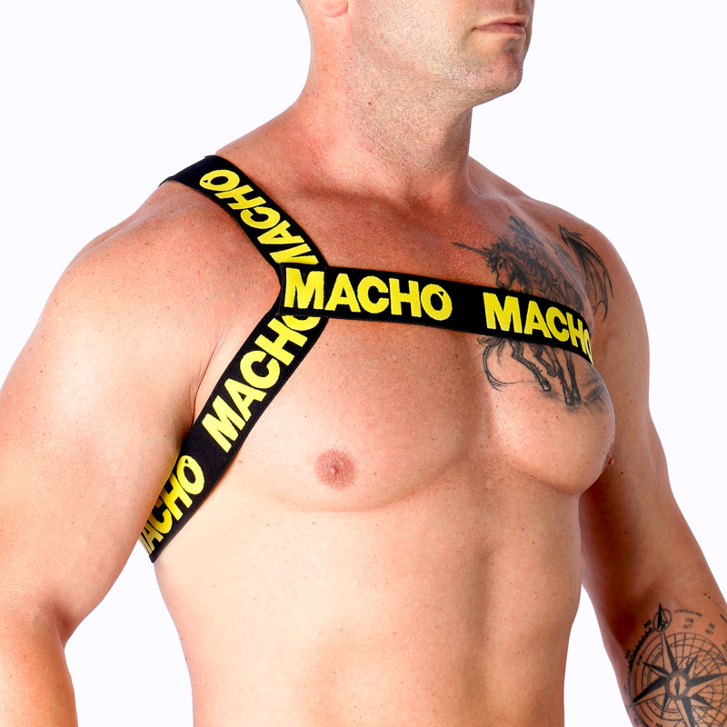 MACHO - ROMAN HARNESS YELLOW L/XL 2 