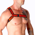 MACHO - ROMAN HARNESS RED L/XL 2 