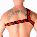 MACHO - ROMAN HARNESS RED L/XL 4 