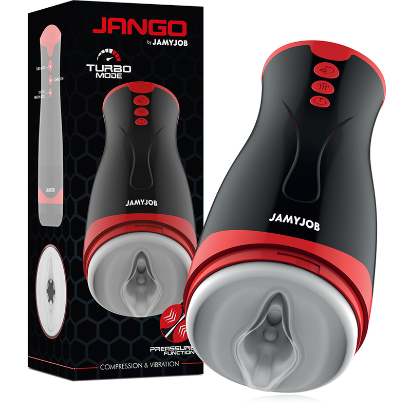 JAMYJOB - MASTURBATORE A COMPRESSIONE E VIBRAZIONE JANGO 1 