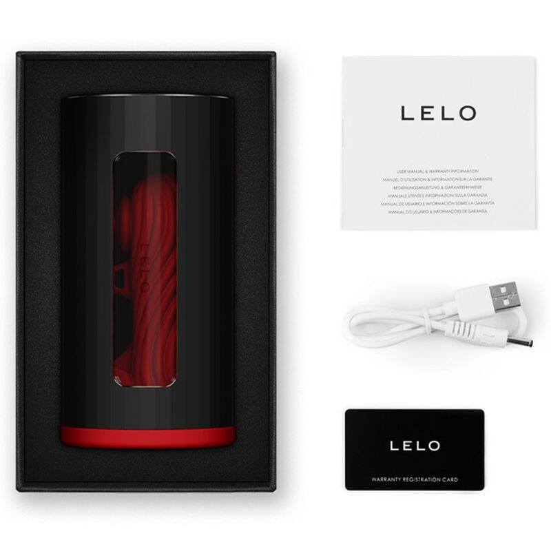 LELO - F1S V3 MALE MASTURBATOR RED 3 