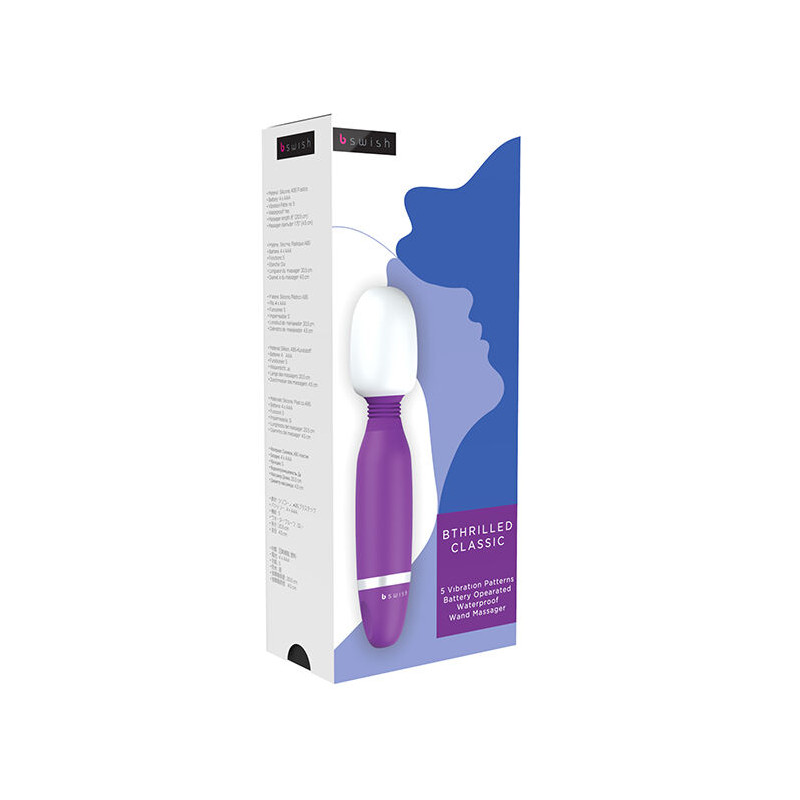 B SWISH - BTHRILLED CLASSIC LILAC MASSAGER 1 