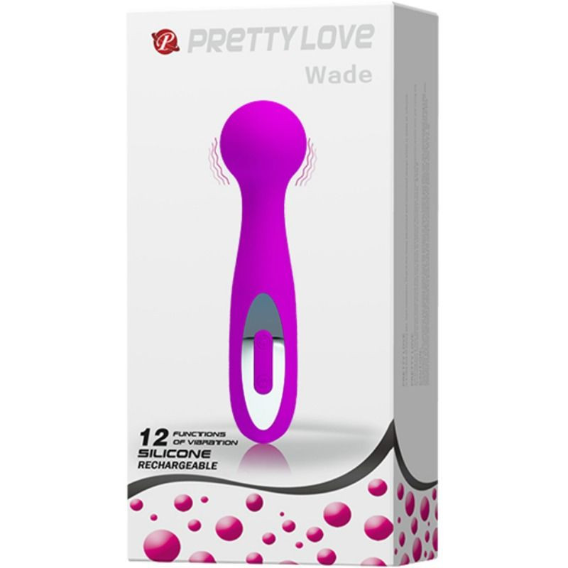 PRETTY LOVE - WADE WIEDERAUFLADBARES MASSAGER 12 FUNKTIONEN 9 