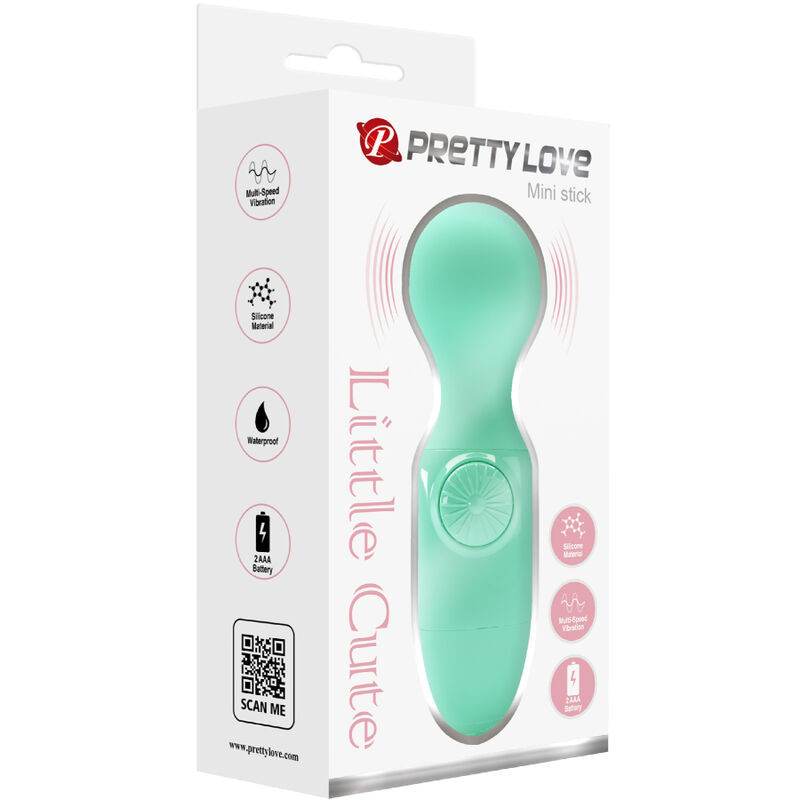 PRETTY LOVE - GREEN MINI PERSONAL MASSAGER 8 