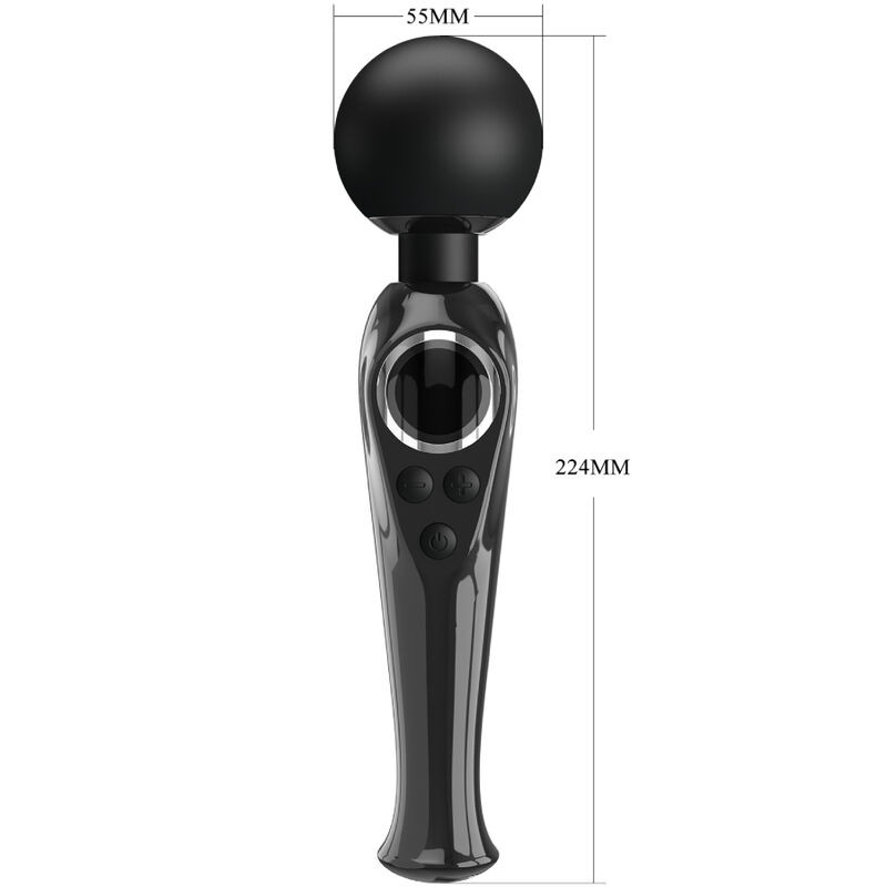 PRETTY LOVE - SKYLER VIBRATOR WAND BLACK 4 