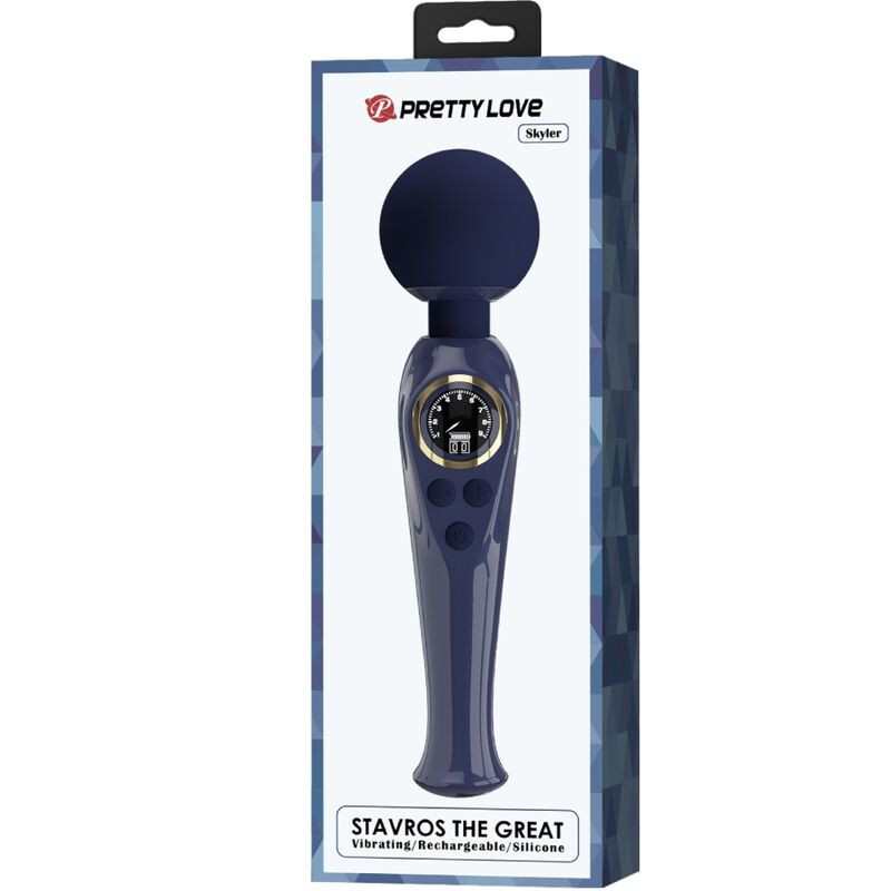 PRETTY LOVE - SKYLER VIBRATOR STAB BLAU 7 