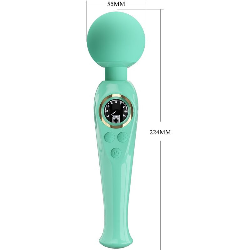 PRETTY LOVE - VIBRATORE A BACCHETTA VERDE SKYLER 4 