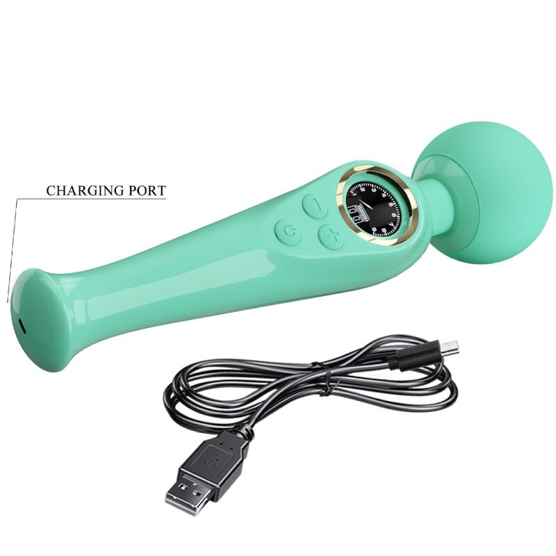 PRETTY LOVE - VIBRATORE A BACCHETTA VERDE SKYLER 5 