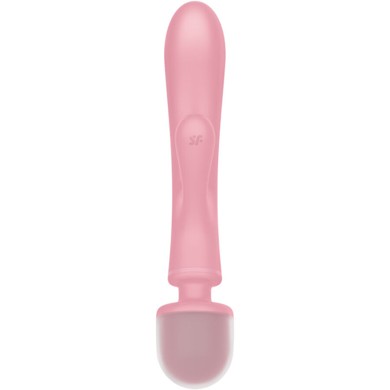 SATISFYER - TRIPLE LOVER RABBIT VIBRATOR MASSAGER PINK 3 