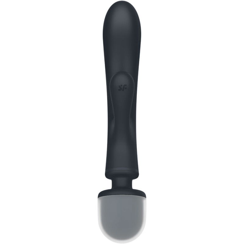 SATISFYER - MASSAGGIATORE VIBRATORE CONIGLIO TRIPLE LOVER GRIGIO 3 