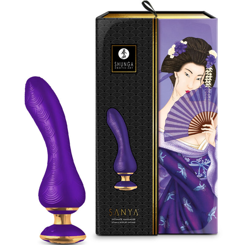 SHUNGA - MASSAGGIATORE INTIMO SANYA VIOLA 2 