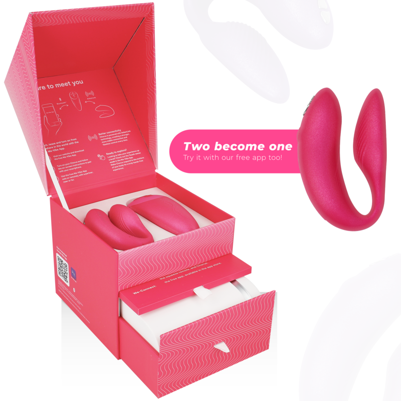 WE-VIBE - CHORUS VIBRATOR FÜR PAARE MIT SQUEEZE CONTROL ROSA 6 