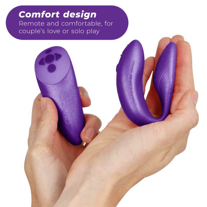 WE-VIBE - VIBRATORE CHORUS PER COPPIA CON LILAC SQUEEZE CONTROL 2 