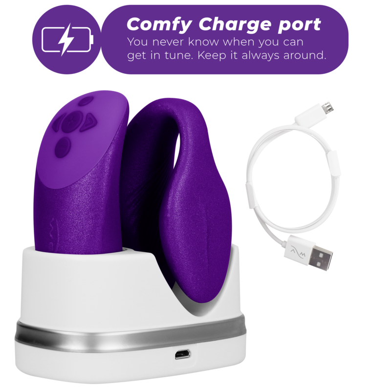 WE-VIBE - CHORUS VIBRATOR FOR COUPLES WITH LILAC SQUEEZE CONTROL 4 