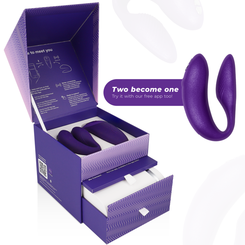 WE-VIBE - VIBRATORE CHORUS PER COPPIA CON LILAC SQUEEZE CONTROL 6 