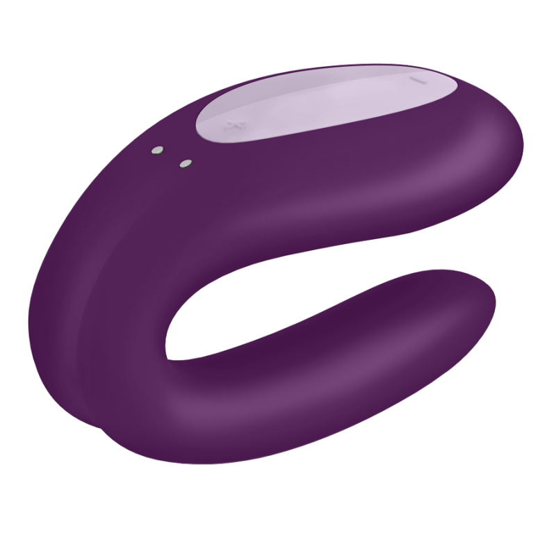 SATISFYER - DOUBLE JOY CON APP LILA 2 