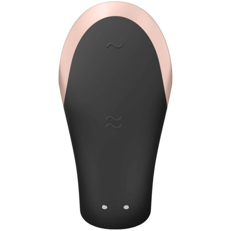 SATISFYER - DOUBLE LOVE LUXURY PARTNER VIBRATOR SCHWARZ 2 