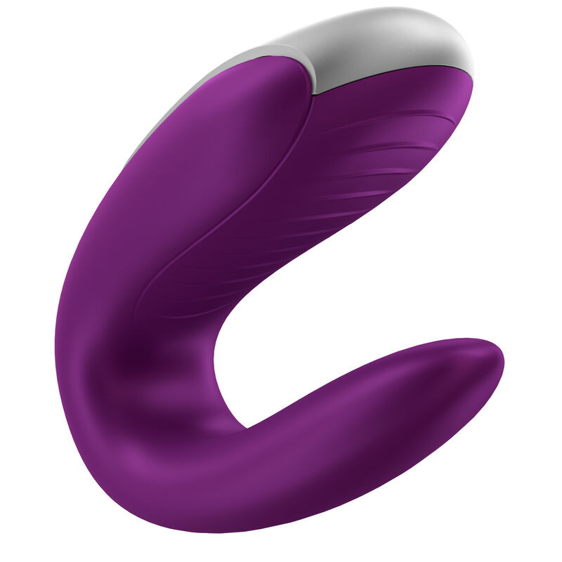 SATISFYER - VIBRATORE DOPPIO PARTNER DIVERTENTE VIOLA 6 