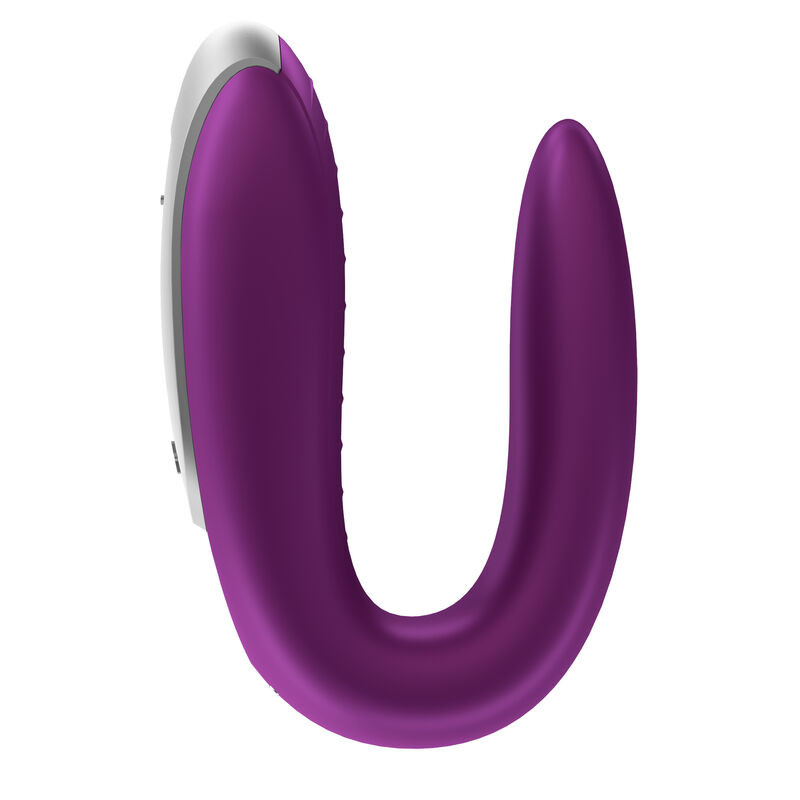 SATISFYER - VIBRATORE DOPPIO PARTNER DIVERTENTE VIOLA 7 