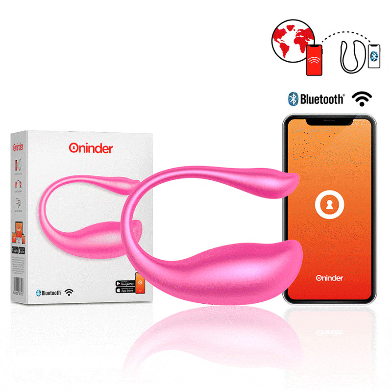 ONINDER - NAIROBI VIBRATING EGG PINK - FREE APP 1 