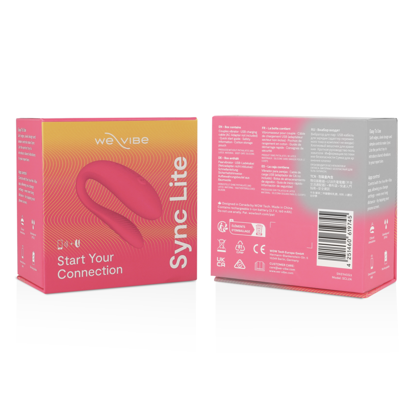 WE-VIBE - SYNC LITE STIMOLATORE CLITORIDE ROSA 5 