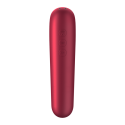 SATISFYER - DUAL LOVE VIBRATOR AND SUCTIONER WITH PULSED AIR RED 2 