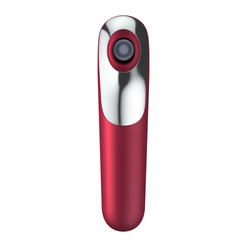 SATISFYER - DUAL LOVE VIBRATOR UND SAUGER MIT PULSIERTER LUFT ROT 3 