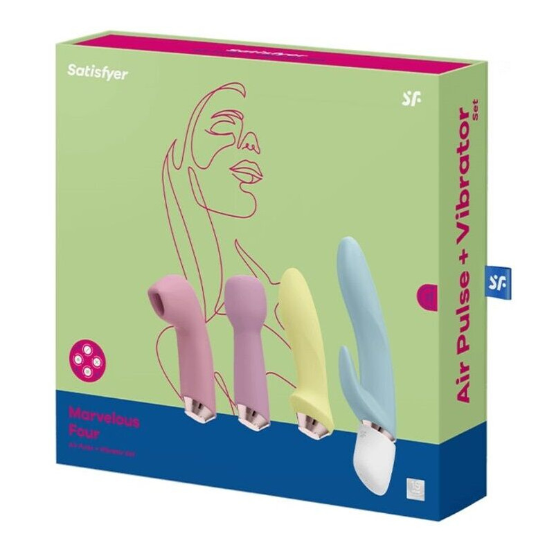 SATISFYER - MARVELOUS FOUR SET VIBRATORE E IMPULSO 1 