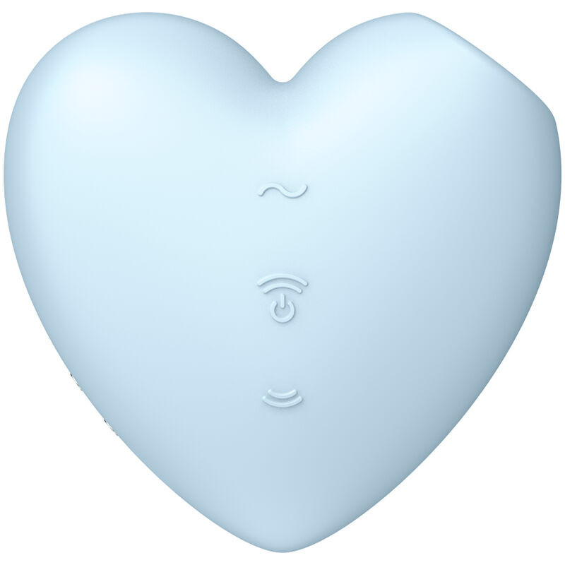 SATISFYER - CUTIE HEART AIR PULSE STIMULATOR & VIBRATOR BLAU 1 