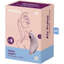 SATISFYER - VULVA LOVER 1 AIR PULSE STIMULATOR & VIBRATOR VIOLET 3 