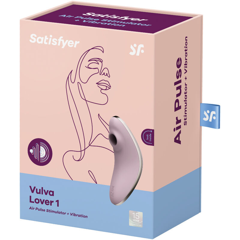 SATISFYER - VULVA LOVER 1 LUFTPULSSTIMULATOR & VIBRATOR VIOLETT 3 