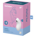 SATISFYER - STIMOLATORE E VIBRATORE A IMPULSI D'ARIA VULVA LOVER 2 BIANCO 3 