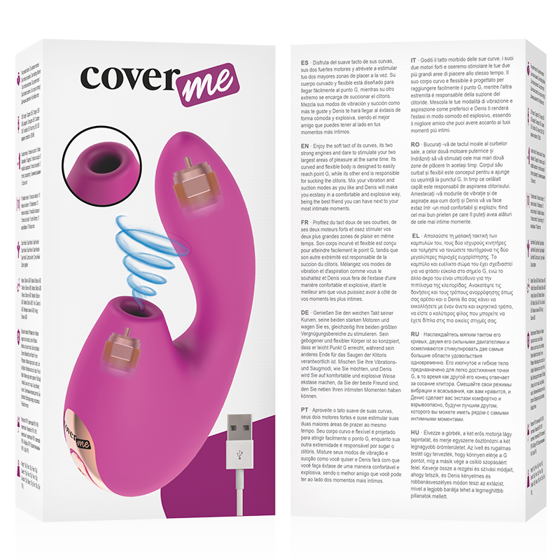 COVERME - KLITORASAUGUNG & LEISTUNGSSTARKER G-SPOT-RUSH-VIBRATOR 9 