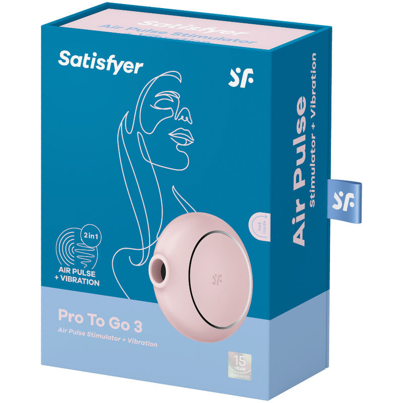 SATISFYER - STIMOLATORE E VIBRATORE A DOPPIO PRO TO GO 3 ROSA 4 