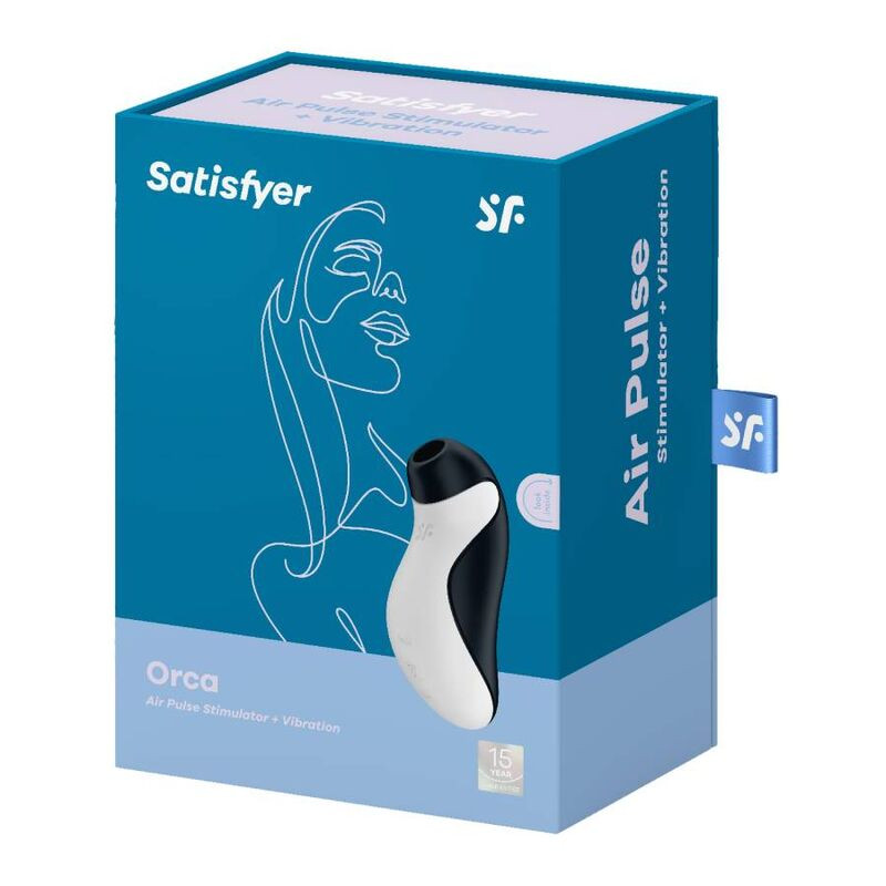 SATISFYER - STIMOLATORE ORCA AIR PULSE + VIBRAZIONE 5 