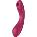 SATISFYER - CURVE TRINITY 1 AIR PULSE VIBRATION RED 2 