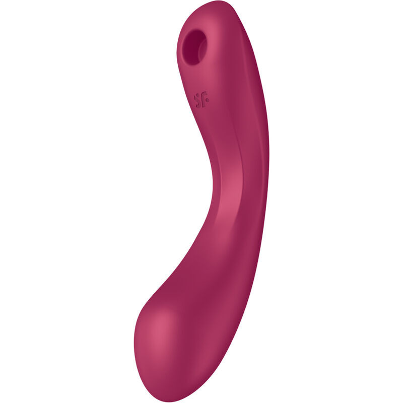 SATISFYER - CURVE TRINITY 1 AIR PULSE VIBRAZIONE ROSSO 2 