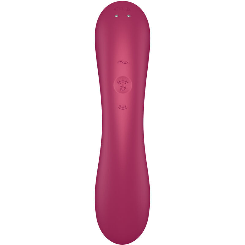 SATISFYER - CURVE TRINITY 1 AIR PULSE VIBRATION RED 5 