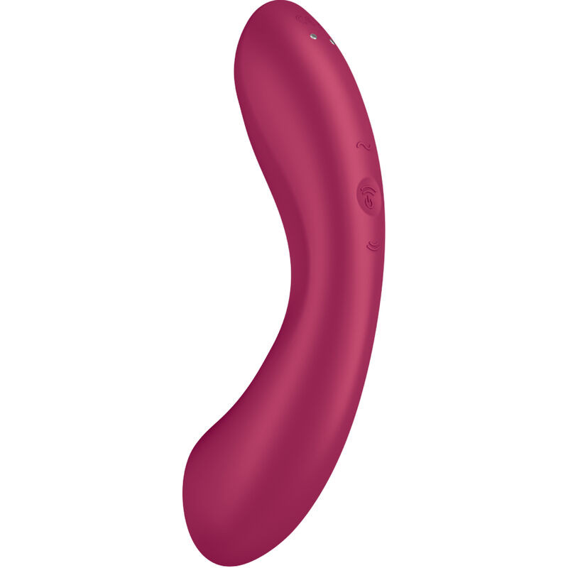 SATISFYER - CURVE TRINITY 1 AIR PULSE VIBRAZIONE ROSSO 7 