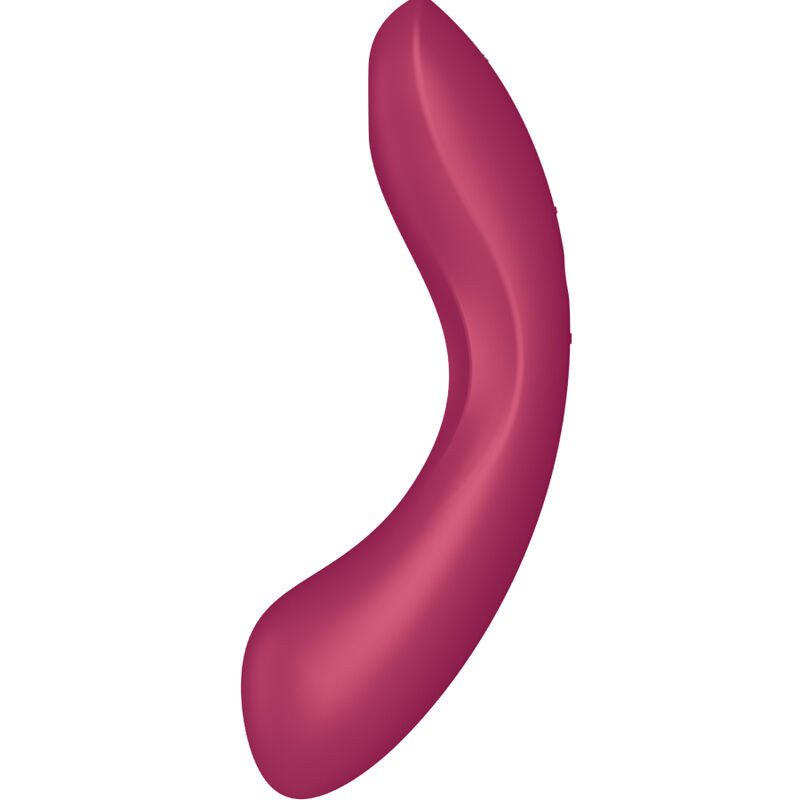 SATISFYER - CURVE TRINITY 1 AIR PULSE VIBRATION RED 8 