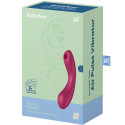 SATISFYER - CURVE TRINITY 1 AIR PULSE VIBRAZIONE ROSSO 9 