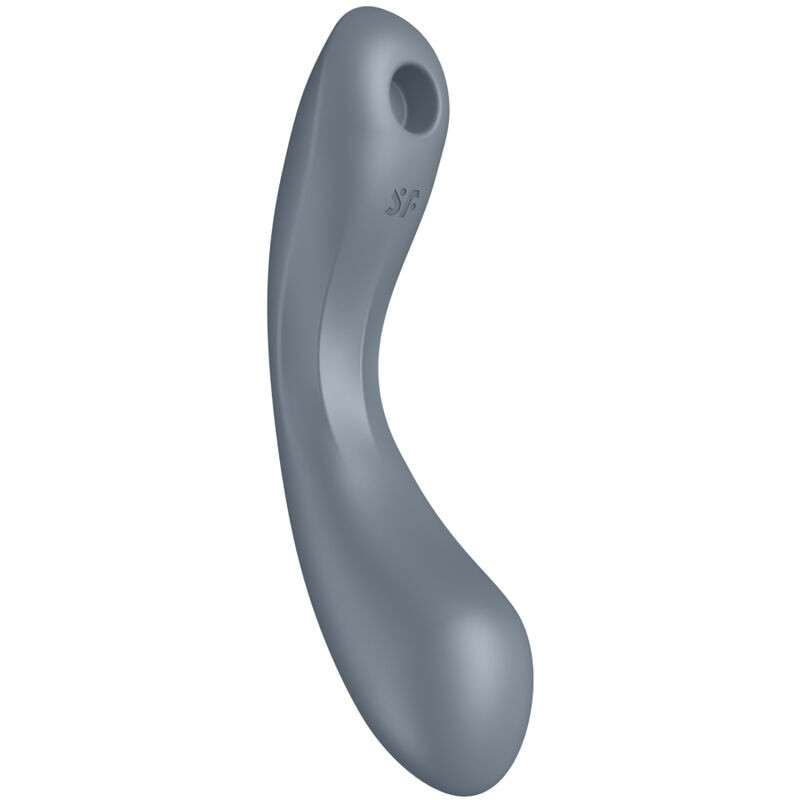 SATISFYER - CURVE TRINITY 1 AIR PULSE VIBRATION GREY 1 