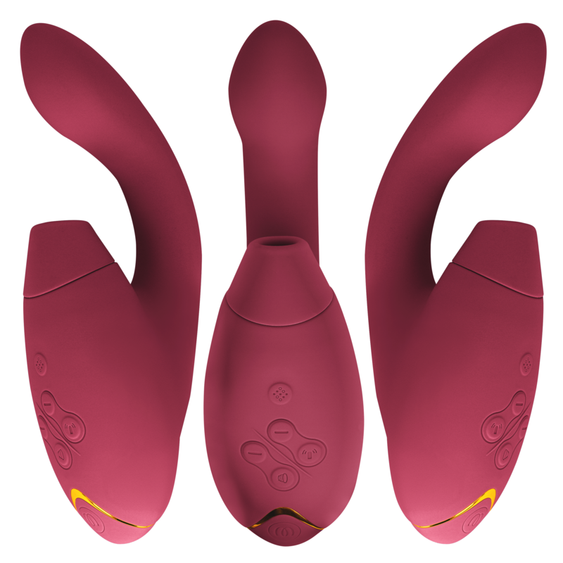 WOMANIZER - STIMOLATORE DUO 2 BORDEAUX 1 