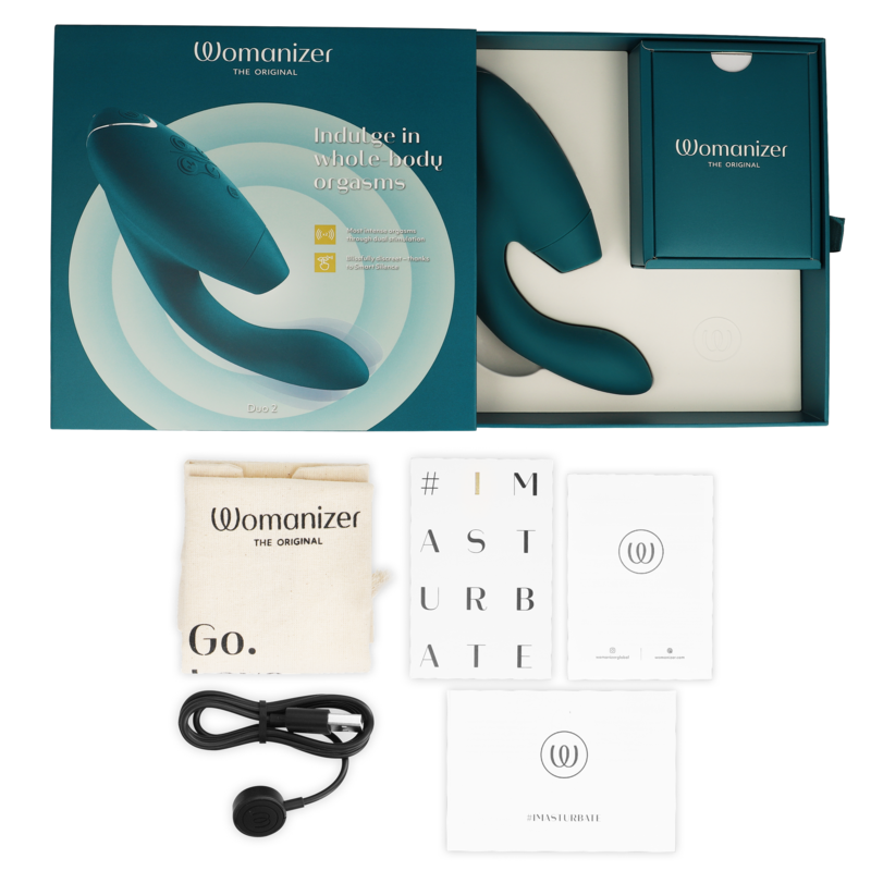 WOMANIZER - DUO 2 STIMULATOR BLUE PETROL 5 