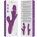 INTENSE - ATENEO RECHARGEABLE MULTIFUNCTION VIBRATOR 7 VIBRATIONS WITH SWINGING MOTION AND SUCKING PURPLE 7 