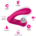 ARMONY - SECRETKISS LECCARE IL CLITORITE VIBRANTE E IL VIBRATORE CURVO FUCSIA 1 