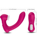 ARMONY - SECRETKISS LECCARE IL CLITORITE VIBRANTE E IL VIBRATORE CURVO FUCSIA 2 