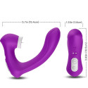 ARMONY - SECRETKISS LICKING VIBRATING CLIT & VIBRATOR CURVED PURPLE 2 